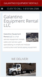 Mobile Screenshot of galantinorental.com